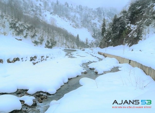 Rize içme suyu kaynakları donma tehlikesi