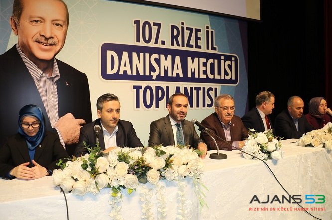 AK PARTİ RİZE 107.İL DANIŞMA TOPLANTISI YAPILDI